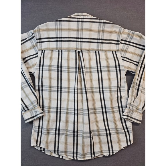 Eddie Bauer Men's Plaid Flannel Shirt Long Sleeve Button Up Outdoor Size Medium - Picture 8 of 8